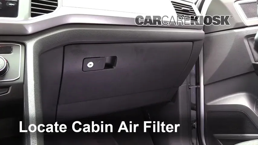 2018 Volkswagen Atlas SE 3.6L V6 Filtro de aire (interior)